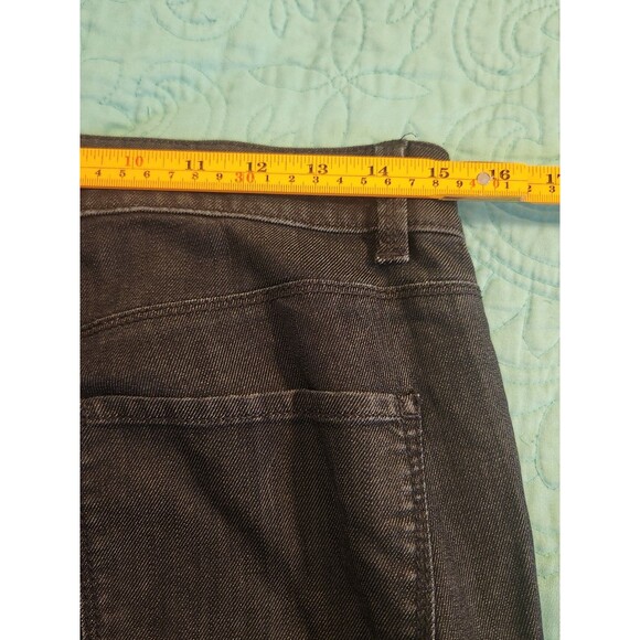 Ann Taylor Women's Size 8 Dark Blue Mid-Rise Stretch Boot Cut Denim Jeans - Picture 5 of 8